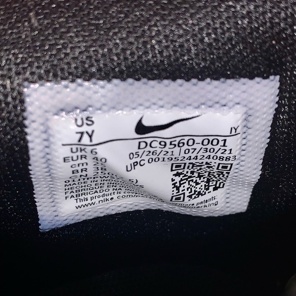 🖤[NEW] NIKE DUNK LOW NBA 75TH ANNIVERSARY SPURS GRADE SCHOOL SIZE 7Y SNEAKERS🖤 - Picture 15 of 15